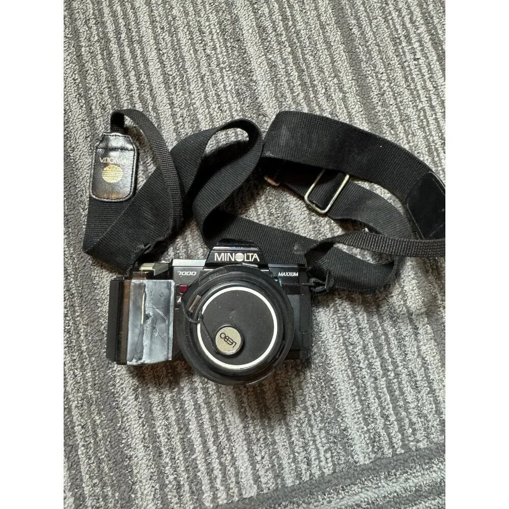 Vintage Minolta Maxxum 7000, a 35mm film SLR camera